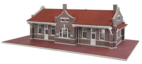Walthers Cornerstone Brick Mission Style Depot Train - style: Brick Mission-Style Santa Fe Depot