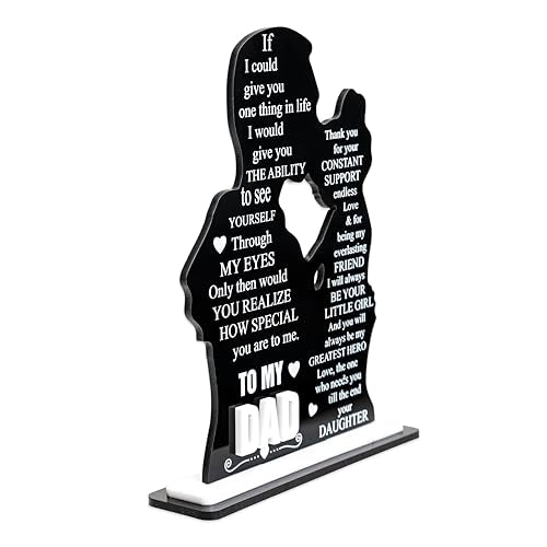 Fathers Day To My Dad Gifts – Best Dad Ever Gifts, Birthday Valentines from Daughter Son Kids, Golf Dog Bonus Father in Law Gift - color: ToMyDad02