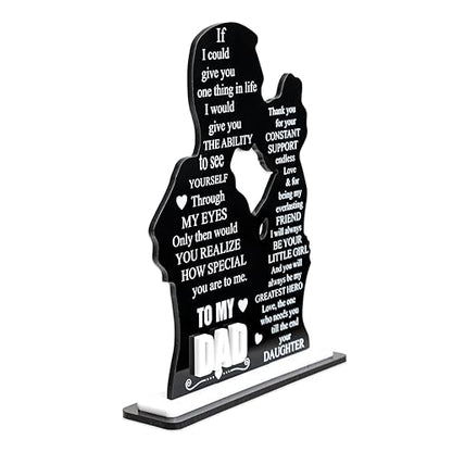Fathers Day To My Dad Gifts – Best Dad Ever Gifts, Birthday Valentines from Daughter Son Kids, Golf Dog Bonus Father in Law Gift - color: ToMyDad02