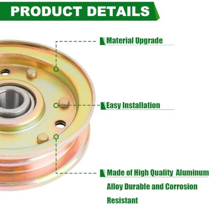 164090 Idler Pulley Fit for King Kutter RFM Series 4' 5' and 6' Finish Mowers - color: 164090