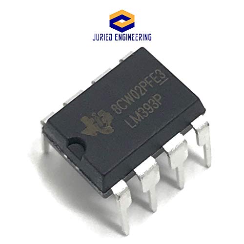 LM393P LM393 Dual Differential Comparators DIP-8 Breadboard-Friendly (Pack of 3)