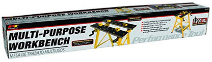Performance Tool W54025 Portable Folding Workbench and Vise