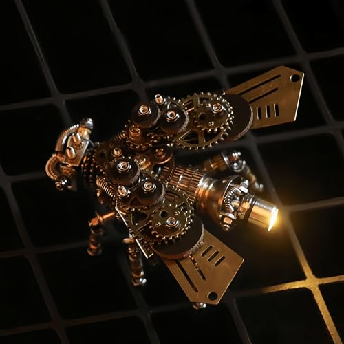 Adult 3D Metal Puzzle, Punk Insect Model Set, 3D Metal Puzzle Mechanical Insect Building Blocks, Fun DIY Assembly, high-end Men's Gifts. - color: Mechanical Firefly