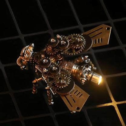 Adult 3D Metal Puzzle, Punk Insect Model Set, 3D Metal Puzzle Mechanical Insect Building Blocks, Fun DIY Assembly, high-end Men's Gifts. - color: Mechanical Firefly