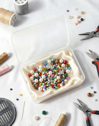 LJY 24 Clear Plastic Boxes, 4.9 x 3.3 x 1.4 in for Diamond Painting - color: Transparent, size: 4.9 x 3.3 x 1.4 inch