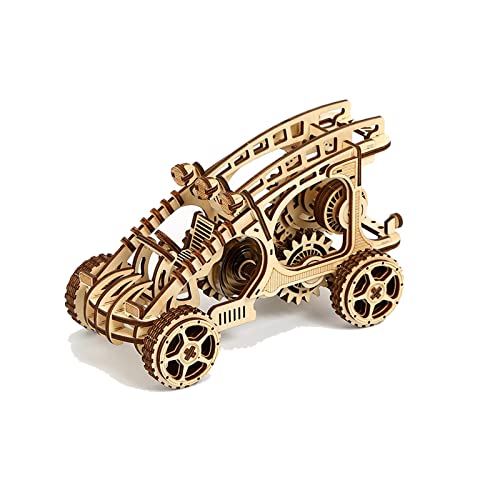 3D Wooden Puzzles for Adults Vintage Dodgems Model Kits, 3D Wooden Car Model Kits to Build, DIY 3D Model Building Kits Desktop Toys for Adults/Teens Boys - style: Vehicle Model