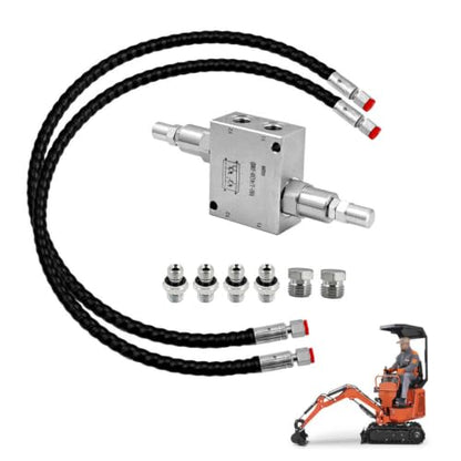 Mini Excavator Cushion Valve Kit Fit for Hydraulic Swivel Motor