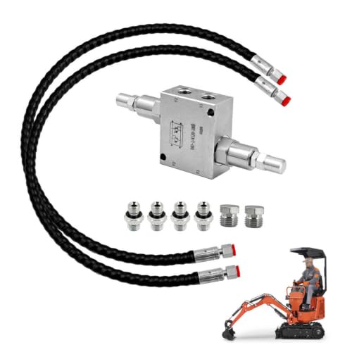 Mini Excavator Cushion Valve Kit Fit for Hydraulic Swivel Motor