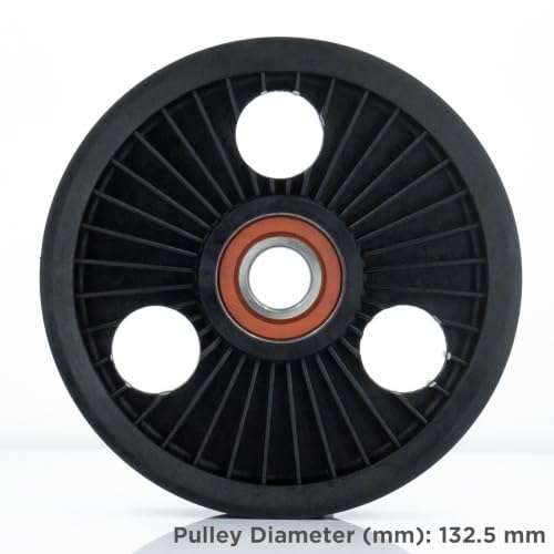 Belt Idler Pulley, 89013 Belt Tensioner Pulley for Select Jeep Ford Models as Wrangler Mustang Bronco Liberty, etc., 419629 Automotive Replacement Idler Pulley Kit by KeeRoarin - size: 89013 - Jeep