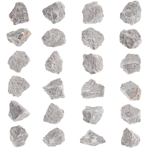 Tandefio 24 Pack Oolitic Limestone 1" Limestone Rock Sedimentary Specimens