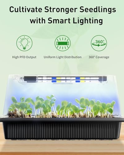 Pawfly Seed Starter Trays, 2 Pack 80 Cells Seed Starter Kit - size: 80 Cells