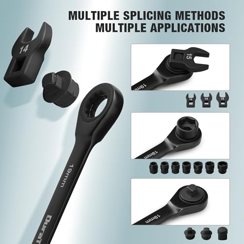 DURATECH 15-Piece Universal Ratcheting Serpentine Belt Tool Set