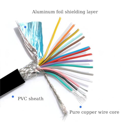 5Ft 1.5m 26AWG DB9 Female RS232 9 Pin Serial Extension Cable - style: Female