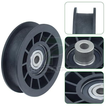 532194326 Idler Pulley with 532194327 Pulley for YTH2348 Mowers - size: 1x532194326+1x532194327