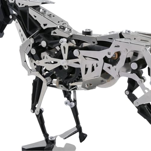 Solar Mechanical Horse, 3D Metal Puzzles for Adults, Automaton Desk Art