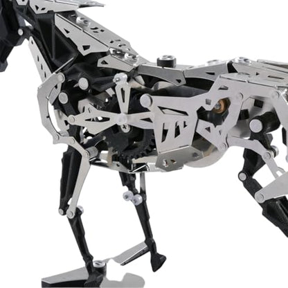Solar Mechanical Horse, 3D Metal Puzzles for Adults, Automaton Desk Art