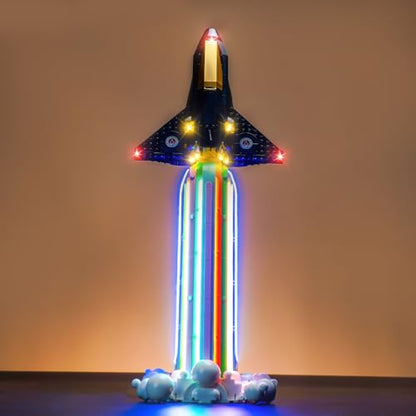 LED Lighting Compatible with Lego Over The Moon 10391, Light Kit Compatible with Lego 10391, Giving Light to Model, NOT Included The Model Set