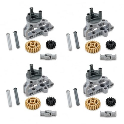 4-Pack MOC Suspension Drive Kit 12:20 Ratio with Axles and U-Joints