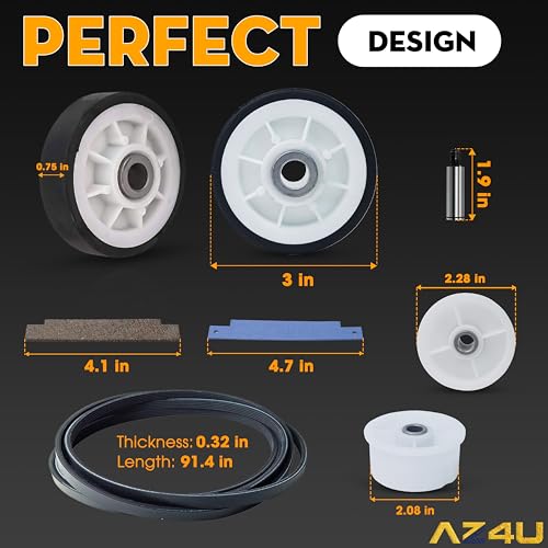 AZ4U Dryer Repair Kit For Maytag Neptune MDE6000AYW MDE5500AYW