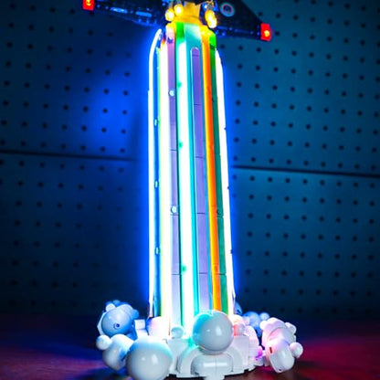 LED Lighting Compatible with Lego Over The Moon 10391, Light Kit Compatible with Lego 10391, Giving Light to Model, NOT Included The Model Set