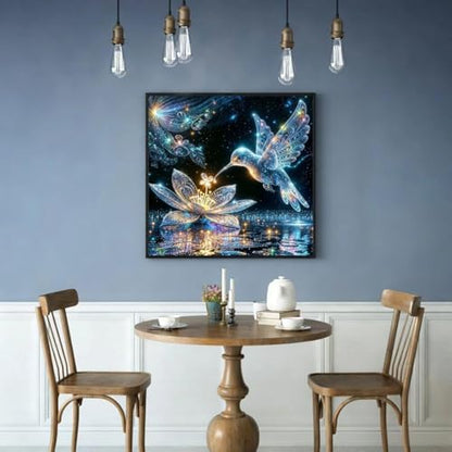 Hummingbird Diamond Art Kits For Adults,DIY Bird Diamond Painting Kits - color: Hummingbird Bird