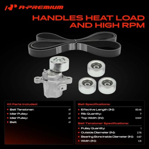A-Premium Engine Serpentine Belt Drive Kit