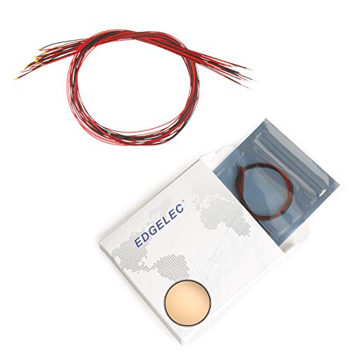 20pcs 0402 0603 0805 1206 Pre Wired SMD LED Light Emitting Diode Micro Litz Length 7.8in. Soldered White Red Green Yellow Blue Orange Pink UV (20pcs DC 3V 0402 Warm White Prewired Mini Lights) - color: Warm White, size: 0402 Prewired