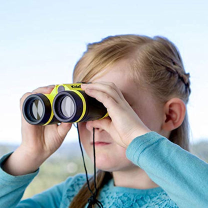 Adventure Kidz - Outdoor Exploration Kit, Binoculars with Case, Flashlight, Compass, Whistle, Magnifying Glass, Backpack, Bundle (14 Items)