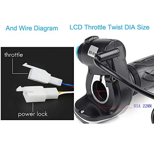 Electric Brushless DC Motor Kit,48V 2000W Motor,33A Controller,LCD Throttle - size: 48V 2000W, style: Complete Motor Kit
