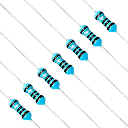 Chanzon 100pcs 1/4W (0.25W) 1 Ω ohm Metal Film Fixed Resistor - size: [1-4ZC01] 1 ohm