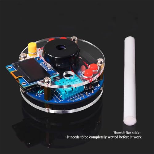 STEM Humidity DIY Kit Soldering Practice Kit Humidity Soldering Project with Temperature OLED Display for Electronics Enthusiasts Learn Arduino Programming & Circuit Design