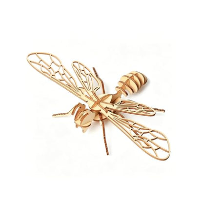 3D Wooden Honey Model, DIY Assembly Kit, Laser Cut Wood Structure, No Glue Interlocking Wooden Pieces, Precision Wood Parts Desk Decor Home Display Stress Relief