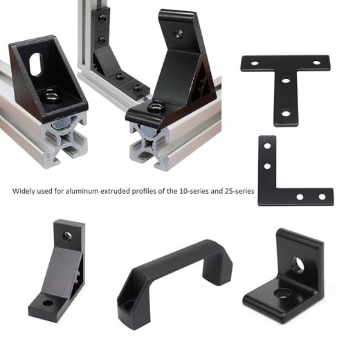 100Pcs 25 & 10 Series Aluminum Extrusion Profile M6 T-Slot Slide Nuts Hardware for 1 Inch x 1 Inch 1" 1010 1020 2525 2550 Extruded Aluminum Fastener Accessories - style: 10 Series Type Nut