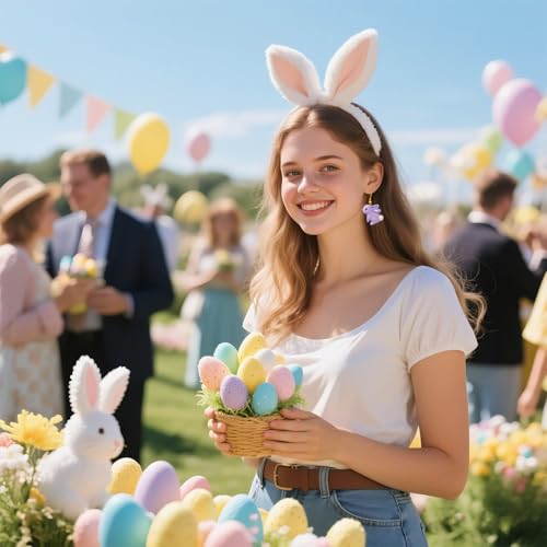Easter Farm Animal Polymer Clay Cutters - 8Pcs Cute Farm & Nature Clay Earring Cutters, Clay Cutter for Polymer Clay Jewelry Making, DIY Animal Earrings, Spring Crafts for Women - color: Rabbit 2026