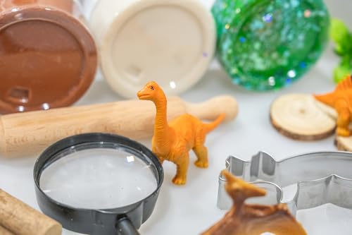 Dinosaur Playdough Kit - Figures, Fossils & Dino Eggs - style: Dinosaur Playdough Kit