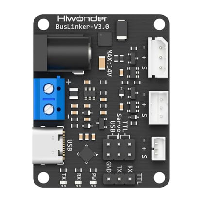 LewanSoul BusLinker V3.0 USB Servo Debugging Board, TTL Driver Controller Servo Tester with PC Software for Robotic Arm DIY Robot Kits, Fit for All Hiwonder Serial Bus Servos & Magnetic Encoder Motors