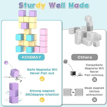 SYSKENI Magnetic Building Blocks Toys fo Girls Boys Age 3-5 5-7 4-8 - style: Magnetic Blocks