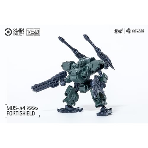 Sheik Mainland 1/60 MUS A4 Fortishield Green Model Kit 3PCS - color: Fortishield Green