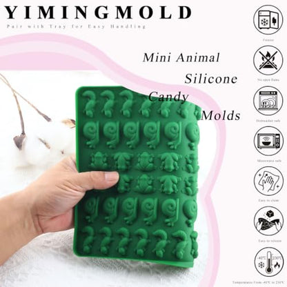 78 Cavity Mini Animal Silicone Candy Molds