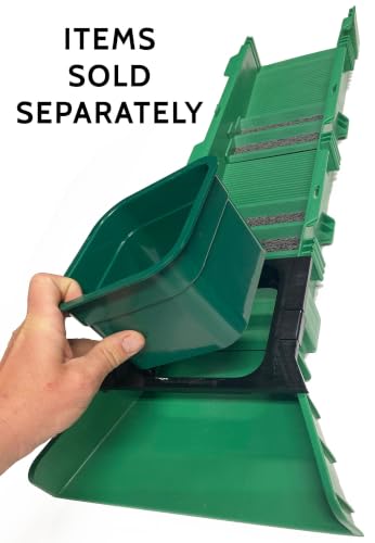 Sluice Fox mini Classifier Screen Gold panning Kits, Stainless Steel Screen mesh sifting Sieve Prospecting and gem Sorting; Shark Tooth sift Sifter - color: #20 Mesh Screen (400 holes per sq.in.) Green
