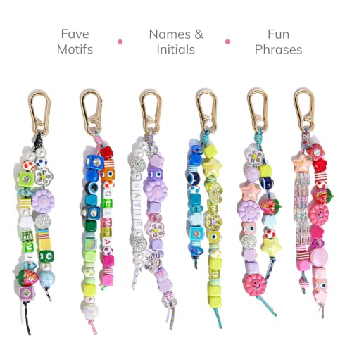 BaubleBar Ultimate DIY Bag Charm Kit | Oprah’s Favorite Things | Great for a Gift, Party, or Family Activity | Keychain Jewelry Making Kit with Beads | DIY Customizable Crafts for All Ages - style: Bag Charm Kit