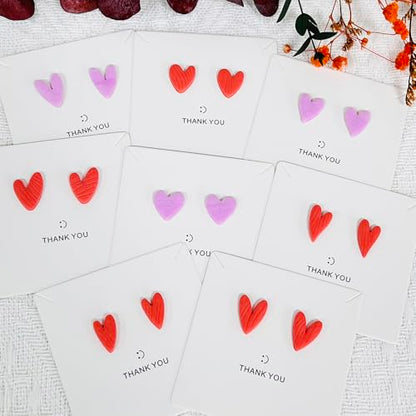 Xaekicr Heart Shape Polymer Clay Cutters Set – 10PCS Clay Earring Cutters for Polymer Clay Jewelry Making, Valentines Day Clay Tools and Molds for DIY Crafts - color: C color