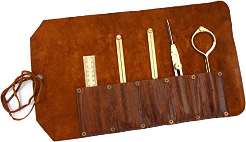 Proportional Divider Set of 5, Full Brass 8" Navigation Dividers