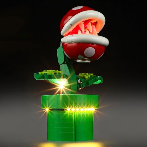 LED Light Kit for Lego 71426 Piranha Plant Set, Compatible with Lego 71426 Building Blocks Model(Not Include Blocks Set) - style: 71426 Piranha Plant Set