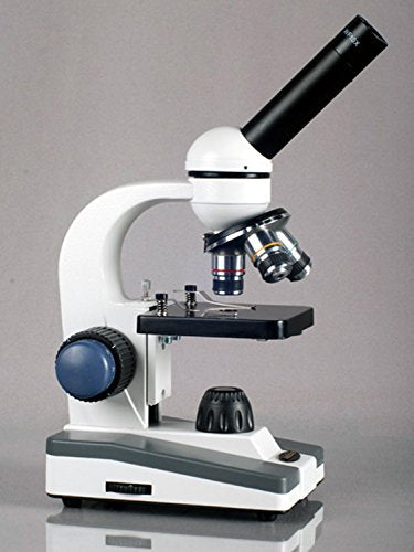 AmScope M150C-PB10-WM Compound Monocular Microscope, WF10x and WF25x