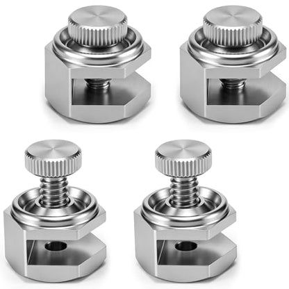 4 Pack Stair Gauge Set, Layout Tool for Framing Square, Silver - color: Silver