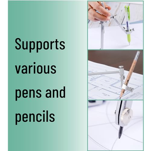 Mr. Pen- Professional Metal Compass with Wheel
