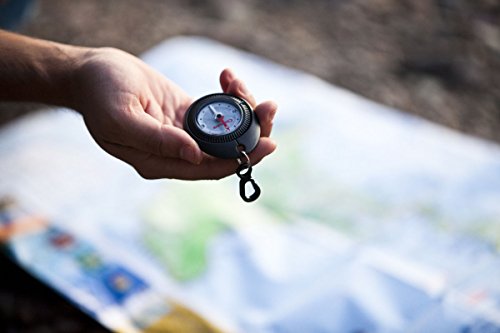 Coghlan's Compass – for Hiking, Camping, Survival & Orienteering – Map, Deluxe Map, Lensatic, Liquid-Filled, Pocket, Wrist, Trail, Carabiner, Pin-On & LED Navigation Tools - size: Trail Compass – 7.87"