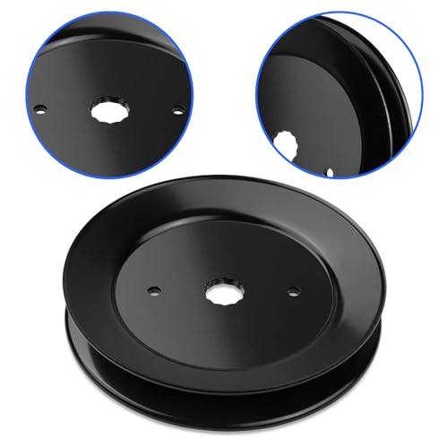 UP2WIN Spindle Pulley 153535 Mower Deck Pulley Compatible with Craftsman Mower Craftsman LT1000 LT2000 Husq Z254 2548 Pou LAN Pro Sears Riding Lawn Mower Tractor with 42" 48" 54" Deck, Replace 173436 - size: 153535_1pc