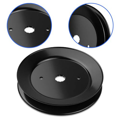 UP2WIN Spindle Pulley 153535 Mower Deck Pulley Compatible with Craftsman Mower Craftsman LT1000 LT2000 Husq Z254 2548 Pou LAN Pro Sears Riding Lawn Mower Tractor with 42" 48" 54" Deck, Replace 173436 - size: 153535_1pc